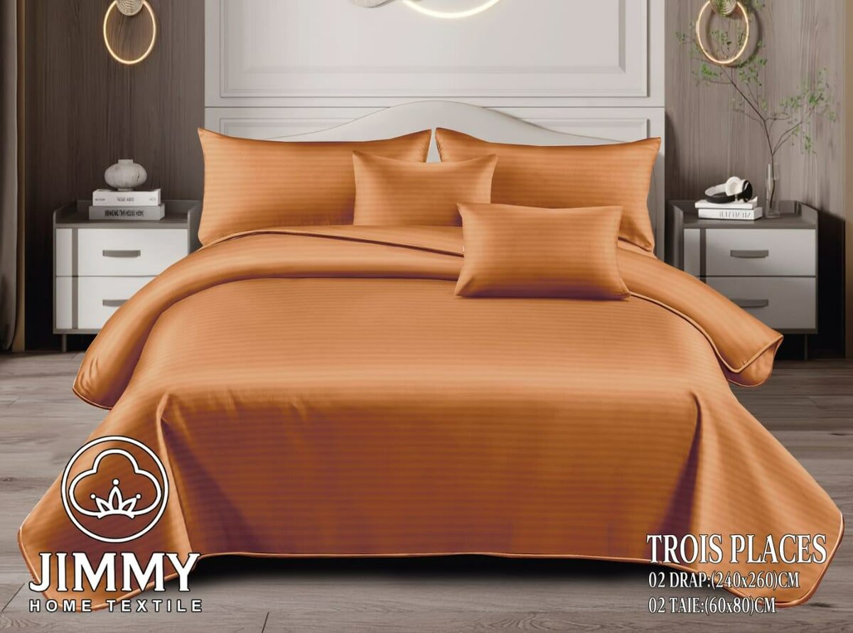 Parure de lit 3 places Jimmy