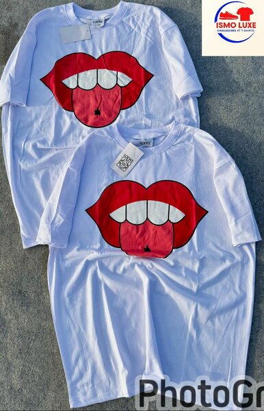 T-shirt unisexe motif bouche