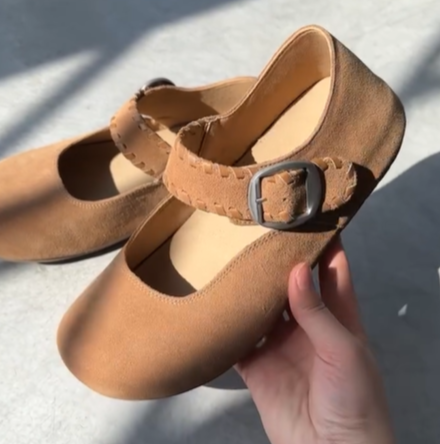 КЛОГИ из натуральной кожи и замши с ремешком 