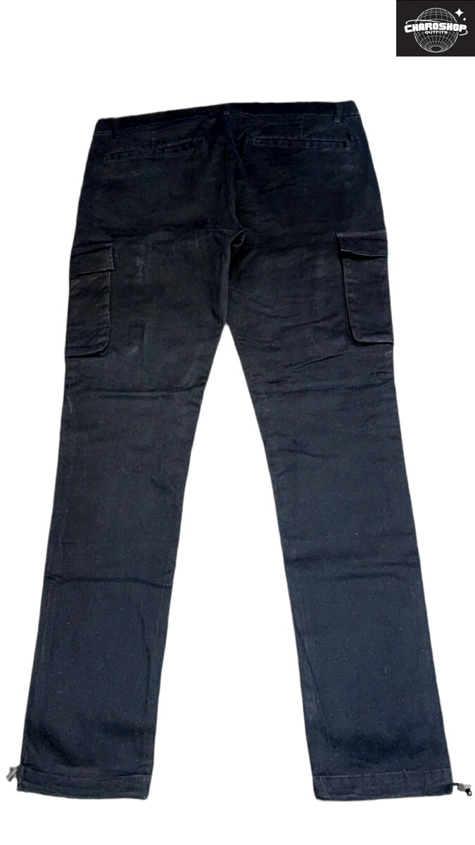 Pantalon Cargo Noir Homme