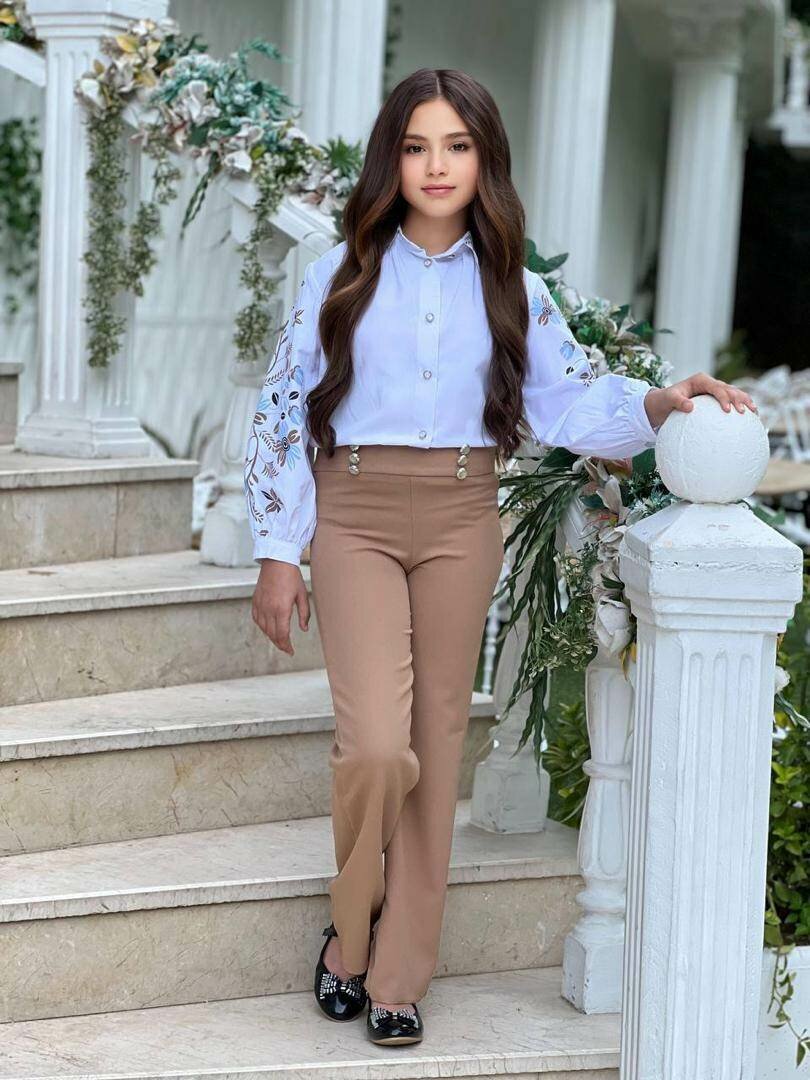 Pantalon évasé pour filles