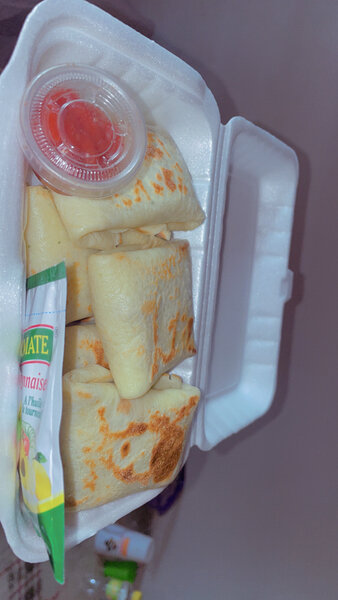 Crêpes garnis au poulet