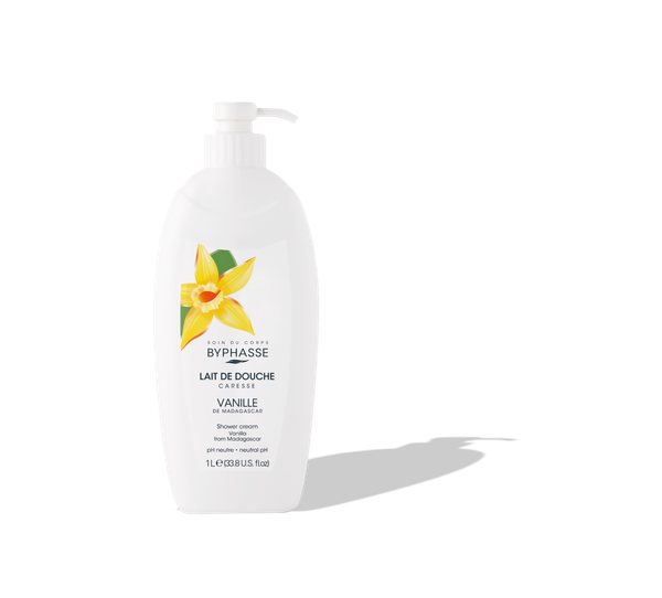 Lait de Douche Byphasse Vanille 1L