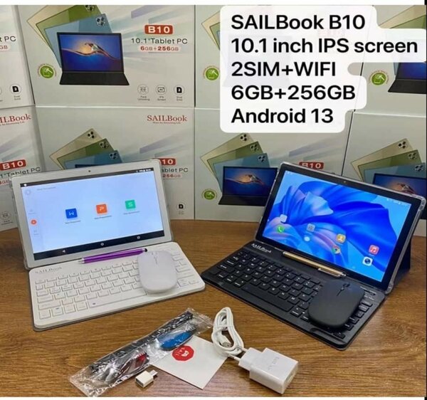 Sail B10 And sail B22. Dual Sim plus WiFi. 256 and 512g