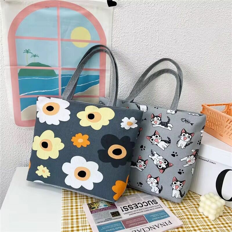 Sac fourre-tout imprimé floral