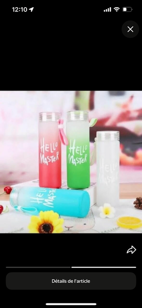 Bouteille d'Eau Hello Master