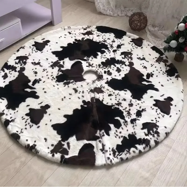 Tapis de sapin imitation vache