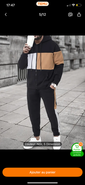 Ensemble sportif élégant