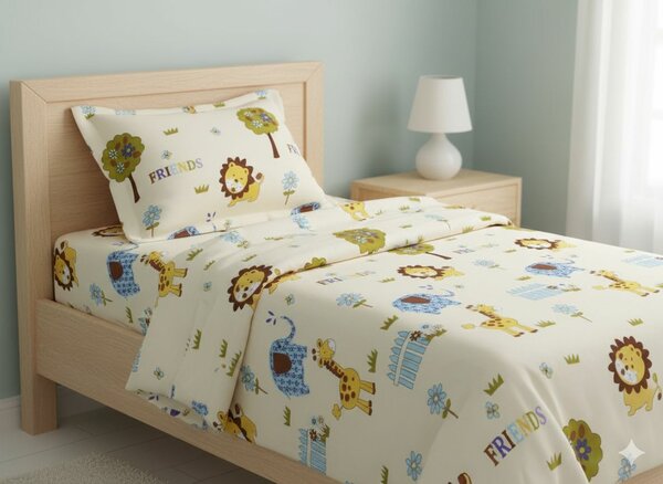 Parure de lit animaux enfants