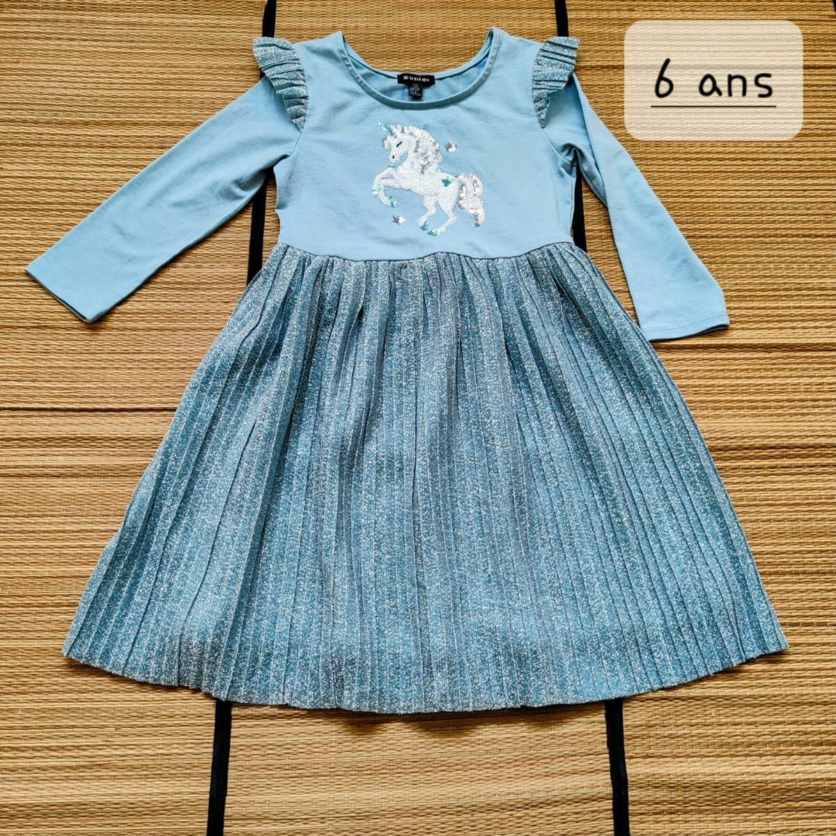 Robe Licorne Enfant Paillettes
