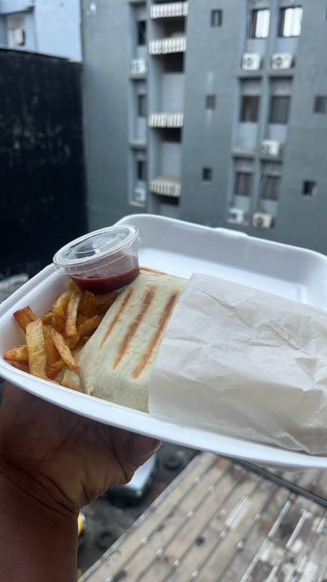 Sandwich Grillé et Frites