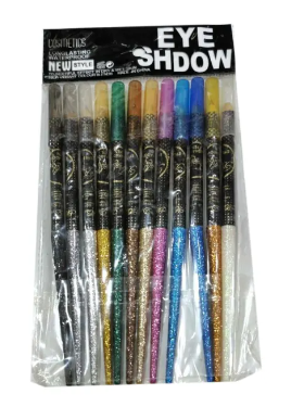 Glitter Eye Liner pencils Pack of 12