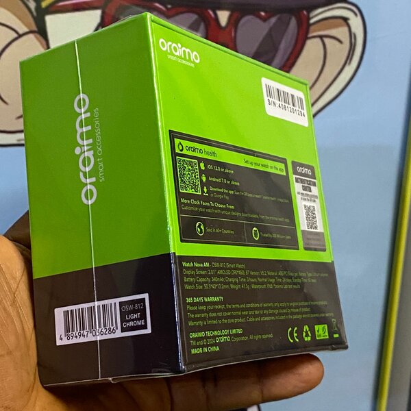 oraimo Watch 3 Pro 1.83'' LCD IP68 Smart Watch