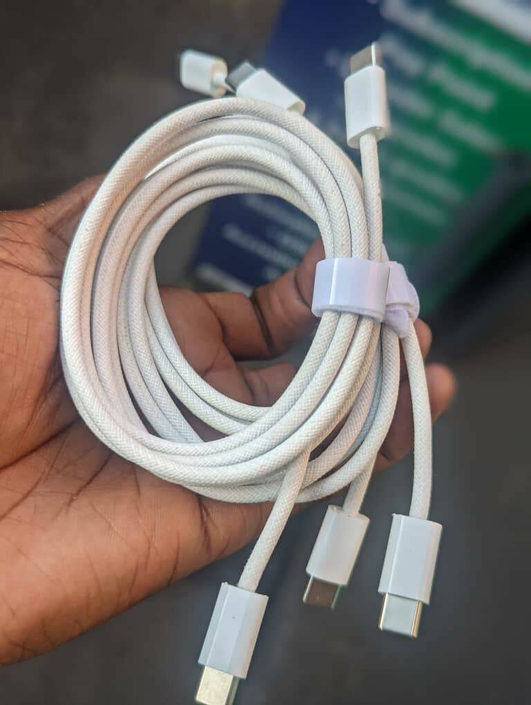 type C to C fast charging cables