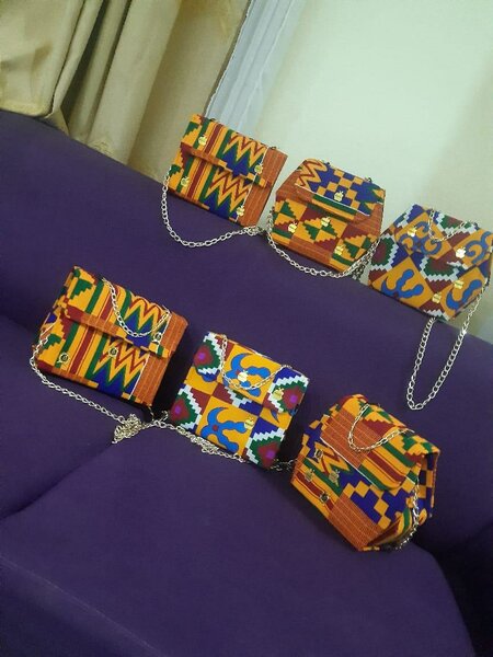 Accessories kente bag