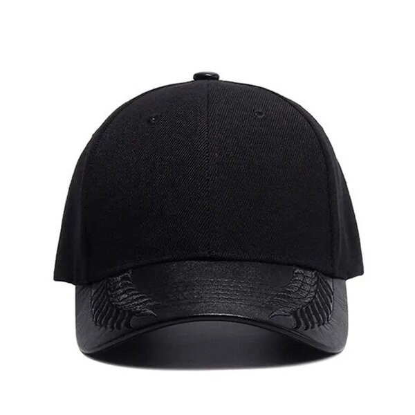 Leather Brim Cap
