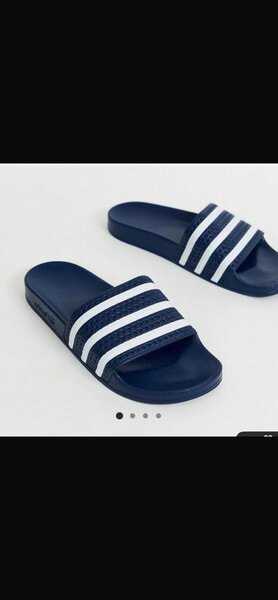 Claquettes confort bleu marine