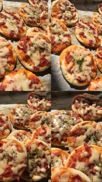 10 Mini Pizzas jambon fromage