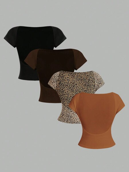 Lot de T-shirts femmes élégants