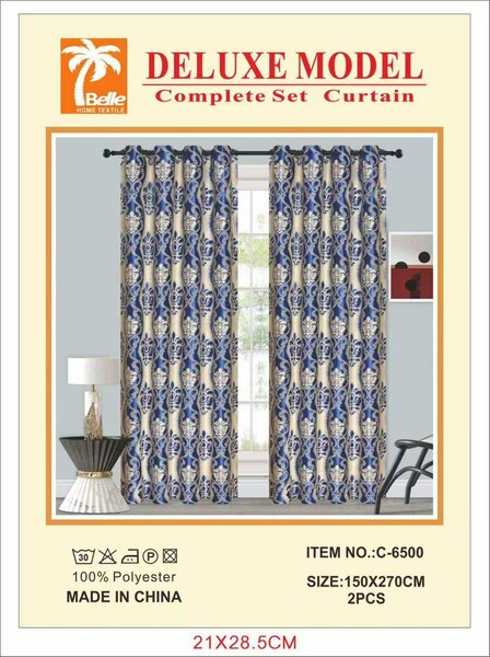 Rideaux modernes en polyester Belle