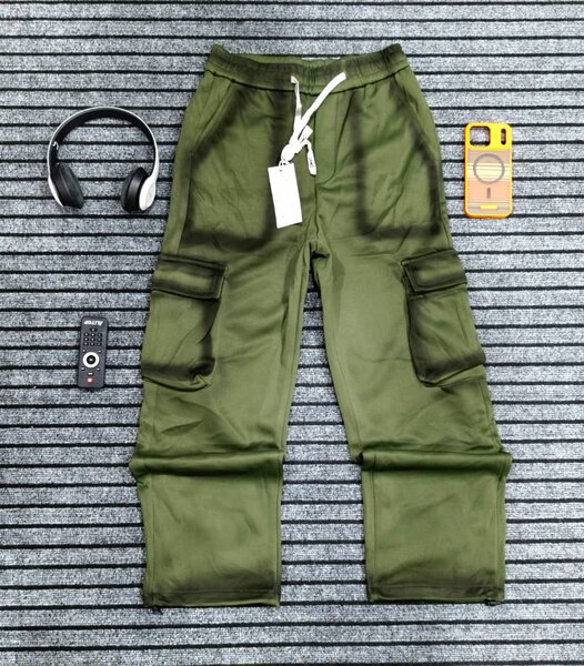 Pantalon cargo vert homme