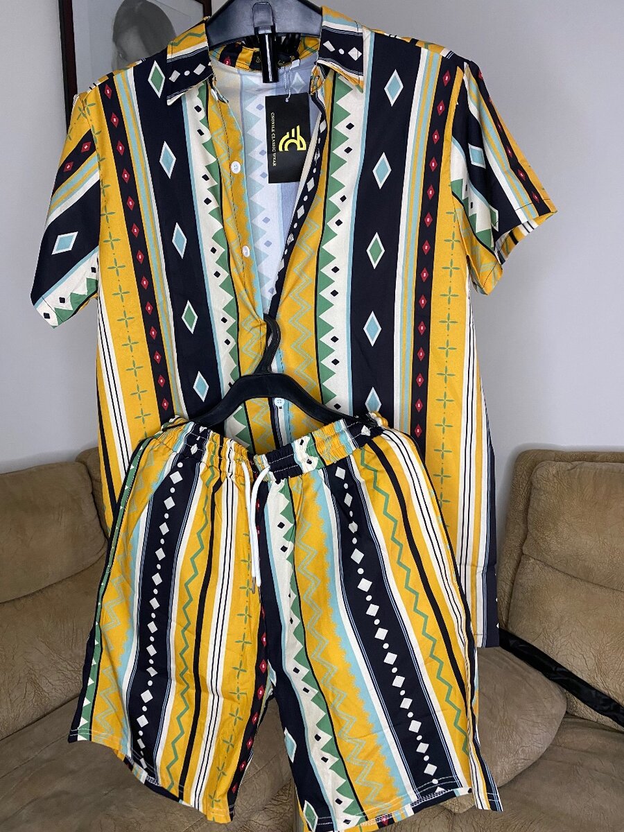 2 pieces summer set for men