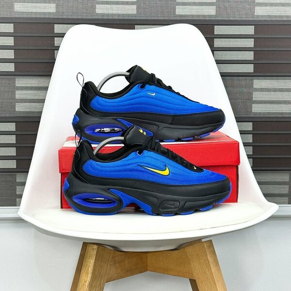 Baskets Sport Rétro Bleu Noir