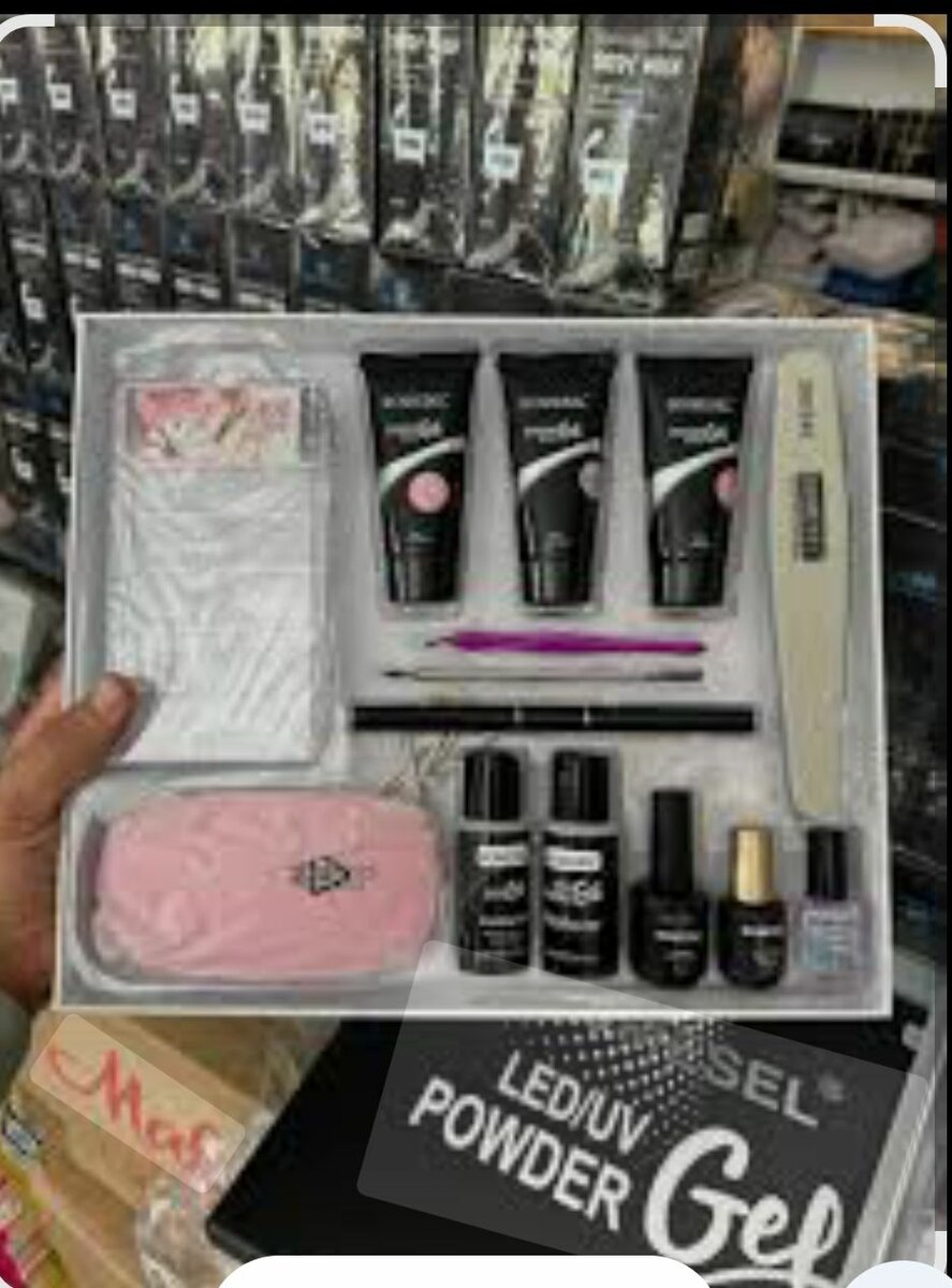 Ensemble de colle de cristal