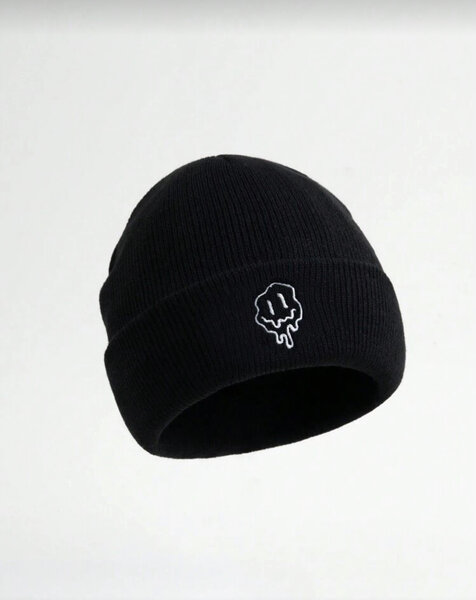 Bonnet en tricot noir