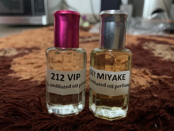 212 VIP and Miyake Oil perfume (12ml)