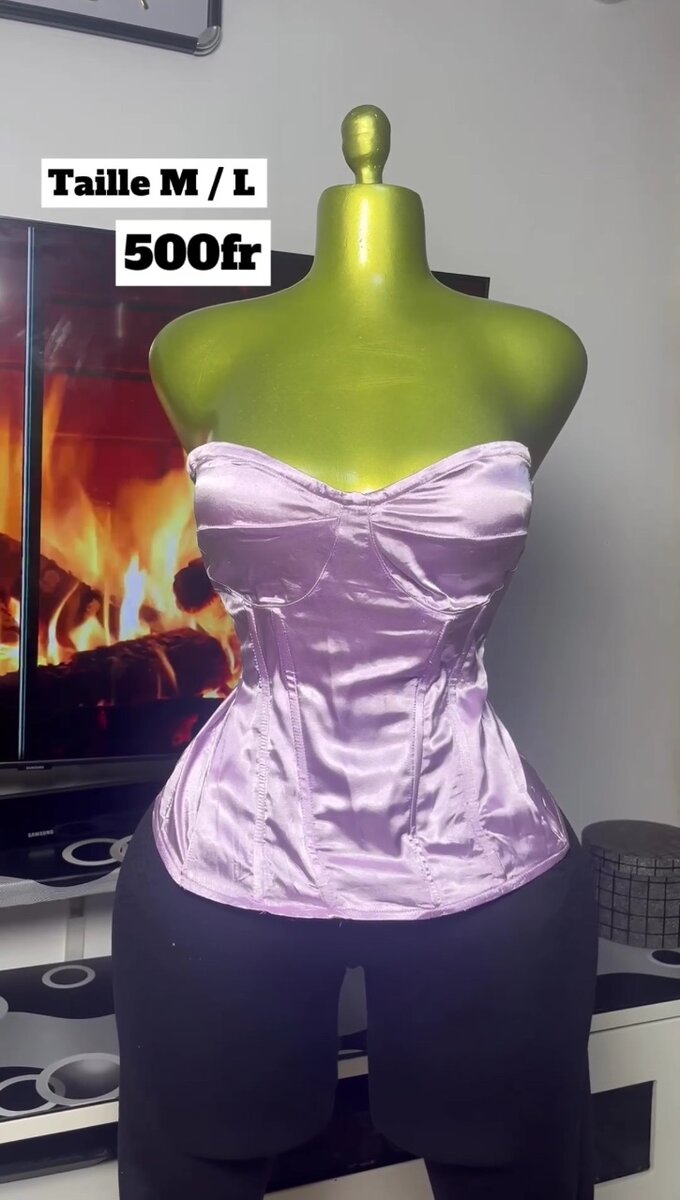 T-shirt cintré noir femme