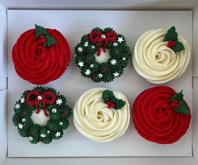 Christmas cupcakes