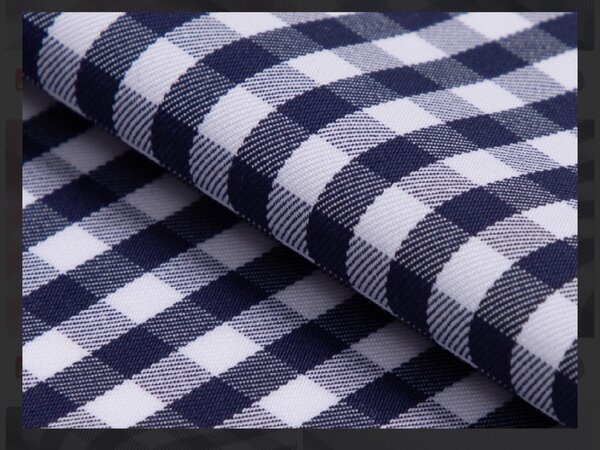 Tissu à carreaux  coton