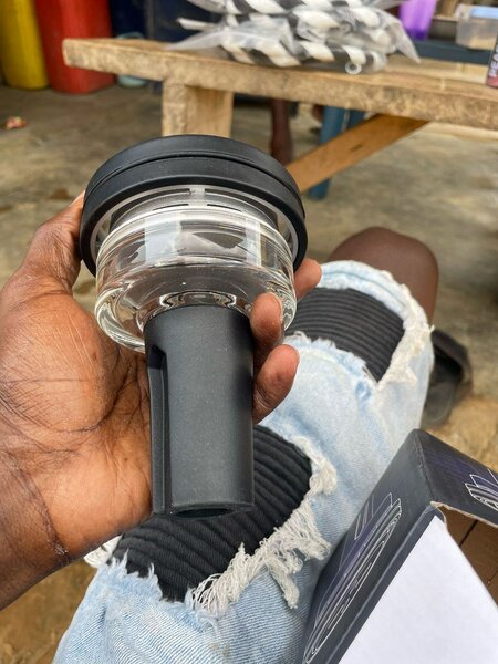 Tête verre silicone pour shisha