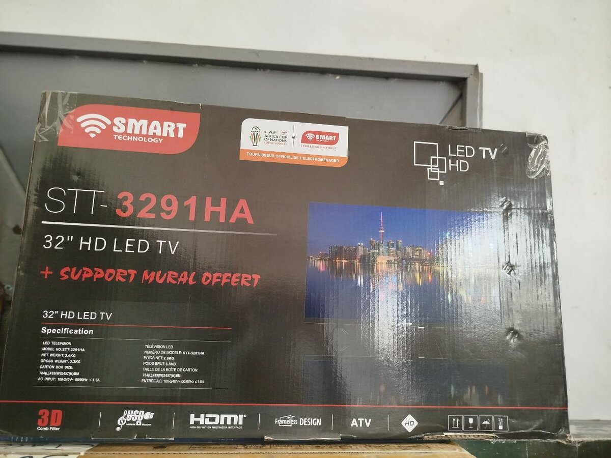 TV smart 32pouce led TV USB HDMI