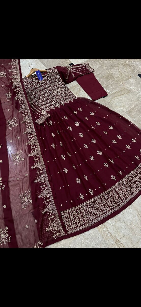 Heavy Embroided Maxi