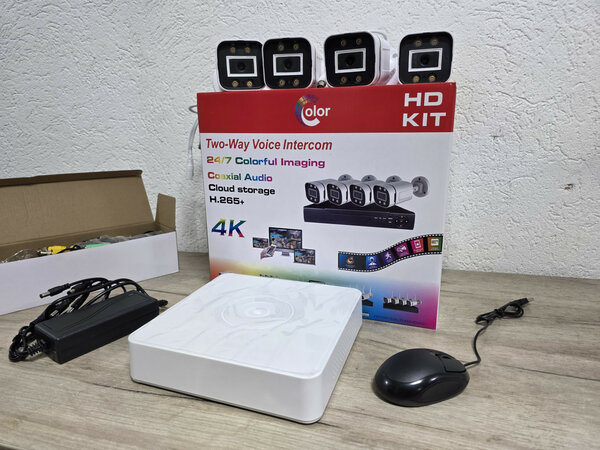 Caméra de surveillance 4K HD