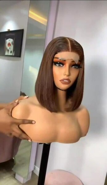 4*4 closure.. 14inches Bonestraight Raw Hair