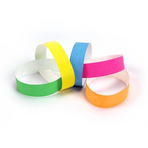 Lot de 100 Bracelets tyvek