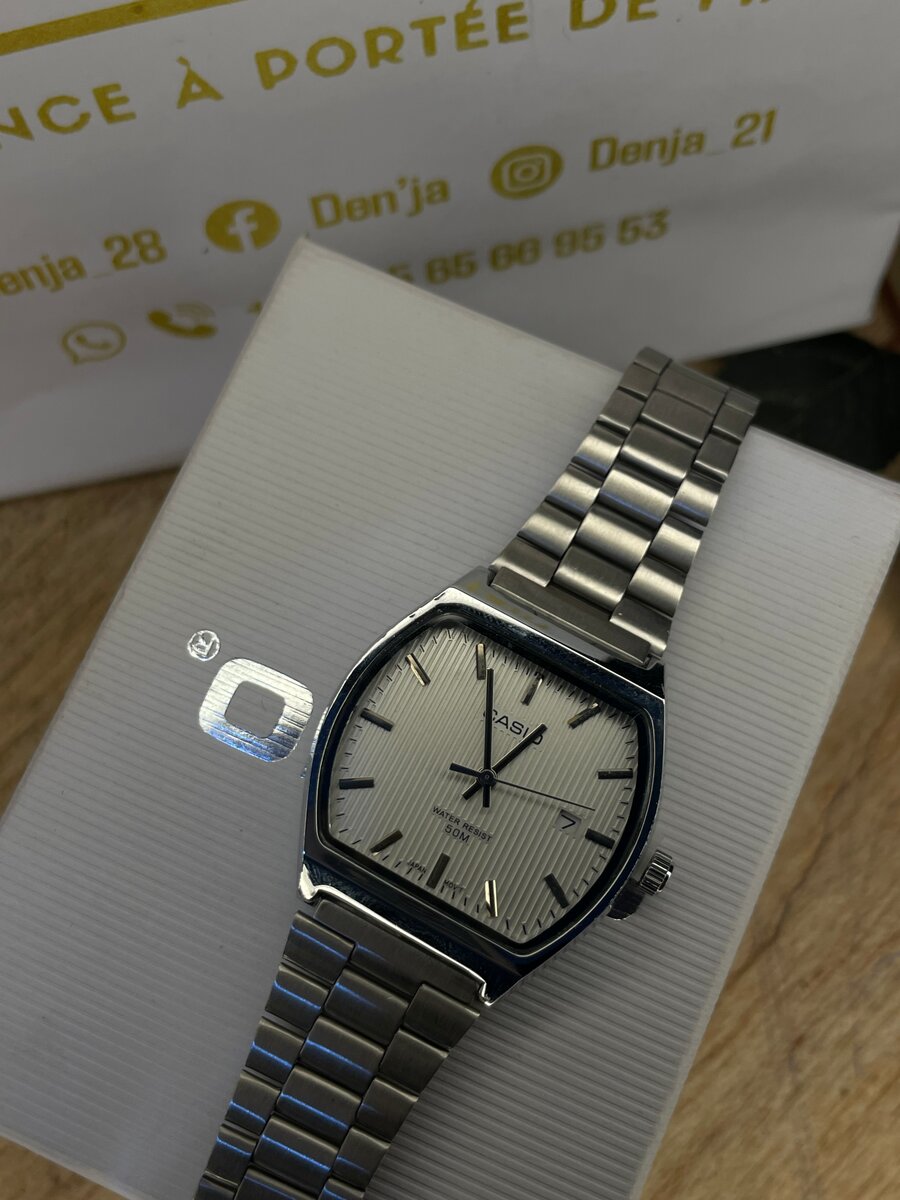 Montre Homme Acier Élégante