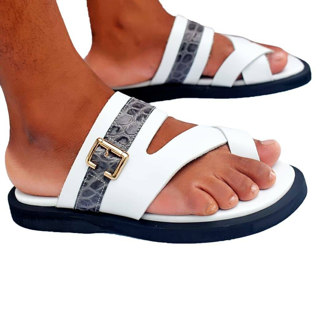 Sandales homme 100% cuir