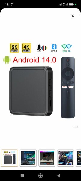 Box TV Android 14.0 8K UHD