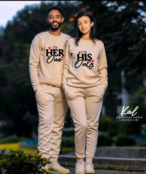 Ensemble survêtement couple I'm HER One I'm HIS Only