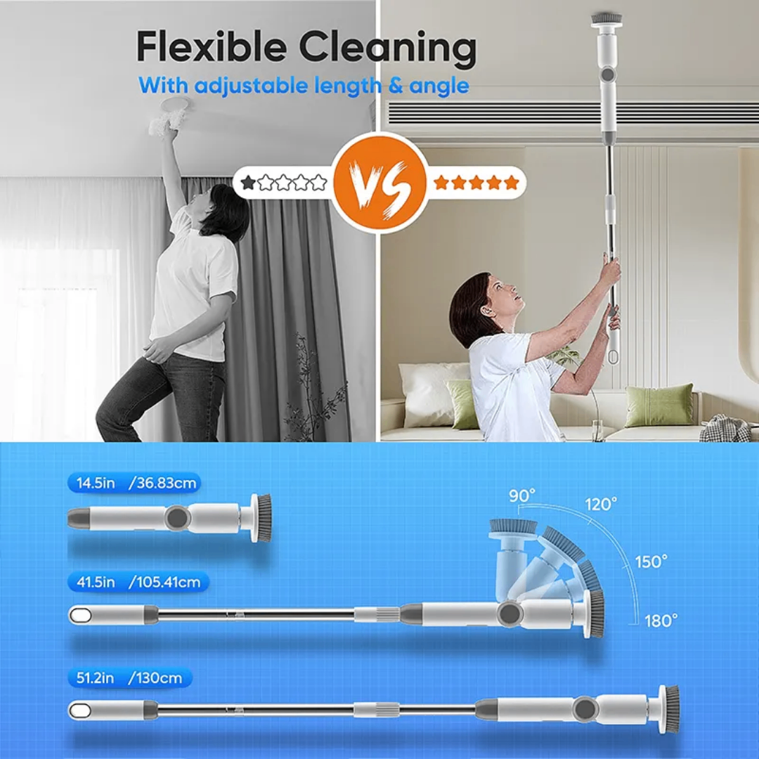 Rotatable Electric Scrubbing Brush