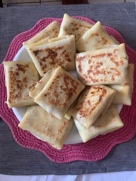 Crêpes salées viande haché fro