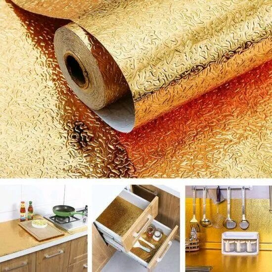 Film autocollant couleur dorée