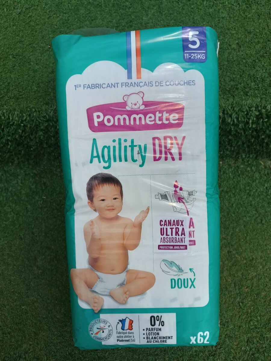 Couches bébé Pommette Agility Dry