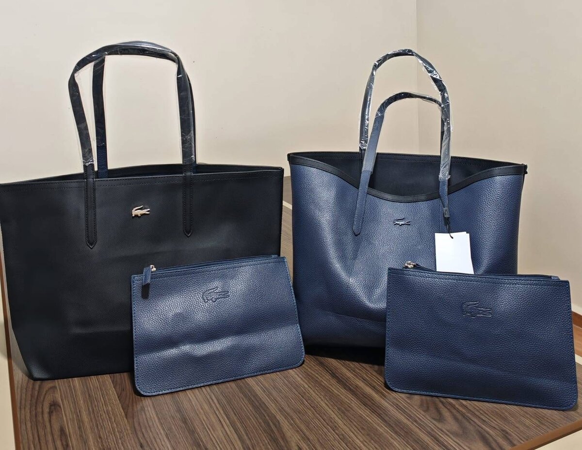 Sac cabas et pochette Lacoste