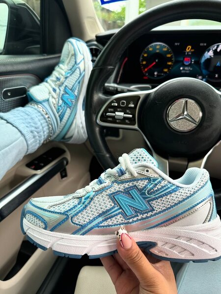Sneakers de running bleues