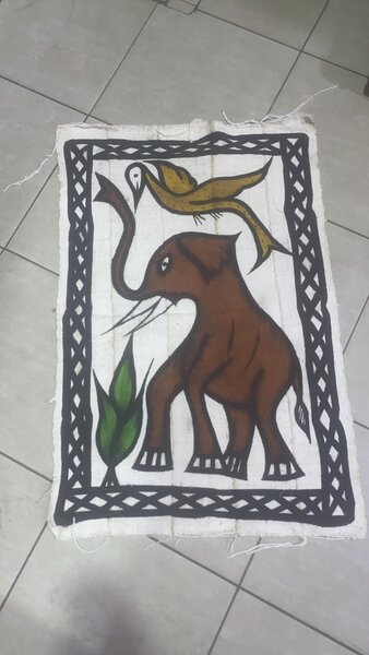 Tenture murale éléphant